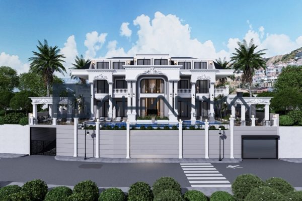 Prestigious 5+2 Villa In Kargicak With Sea View – Alanya Investment